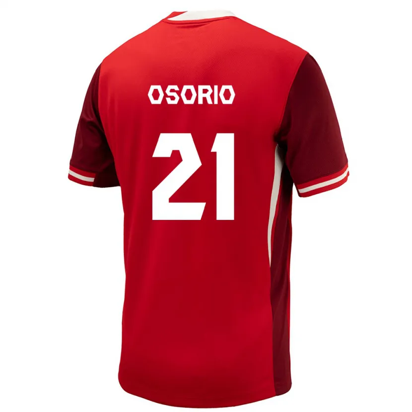 Danxen Femme Maillot Canada Jonathan Osorio #21 Rouge Tenues Domicile 24-26 T-Shirt