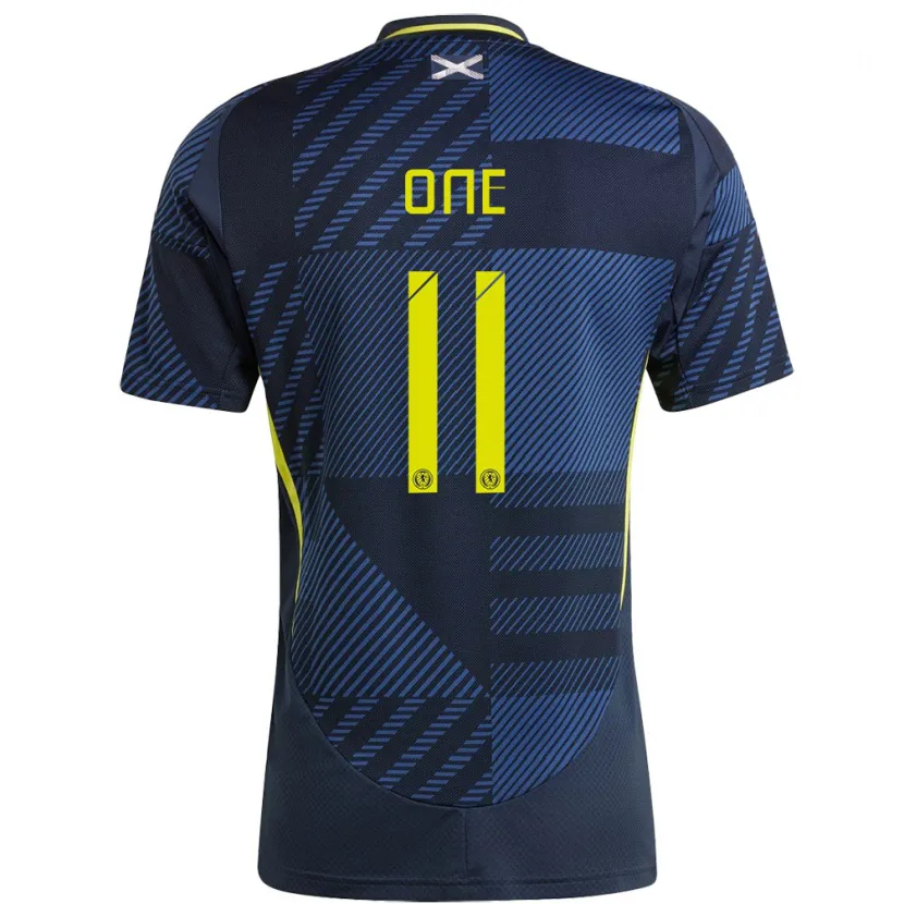 Danxen Femme Maillot Écosse Ryan Oné #11 Bleu Foncé Tenues Domicile 24-26 T-Shirt