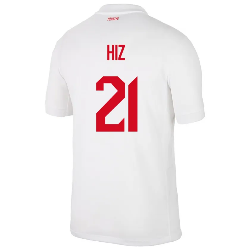 Danxen Femme Maillot Turquie Gülbin Hız #21 Blanc Tenues Domicile 24-26 T-Shirt