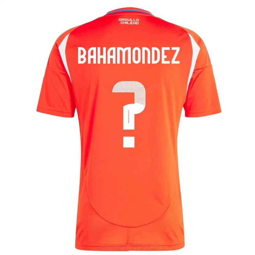 Danxen Femme Maillot Chili Taizo Bahamondez #0 Rouge Tenues Domicile 24-26 T-Shirt