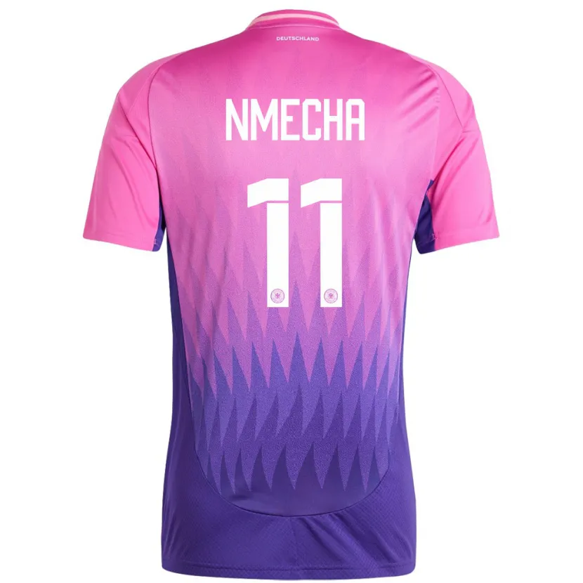 Danxen Femme Maillot Allemagne Lukas Nmecha #11 Rose-Mauve Tenues Extérieur 24-26 T-Shirt
