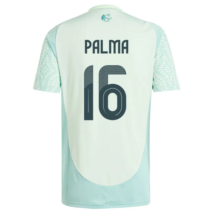 Danxen Femme Maillot Mexique Rafael Palma #16 Lin Vert Tenues Extérieur 24-26 T-Shirt