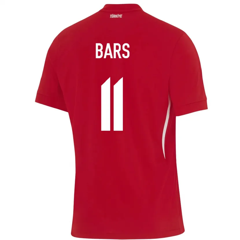 Danxen Femme Maillot Turquie Emir Bars #11 Rouge Tenues Extérieur 24-26 T-Shirt