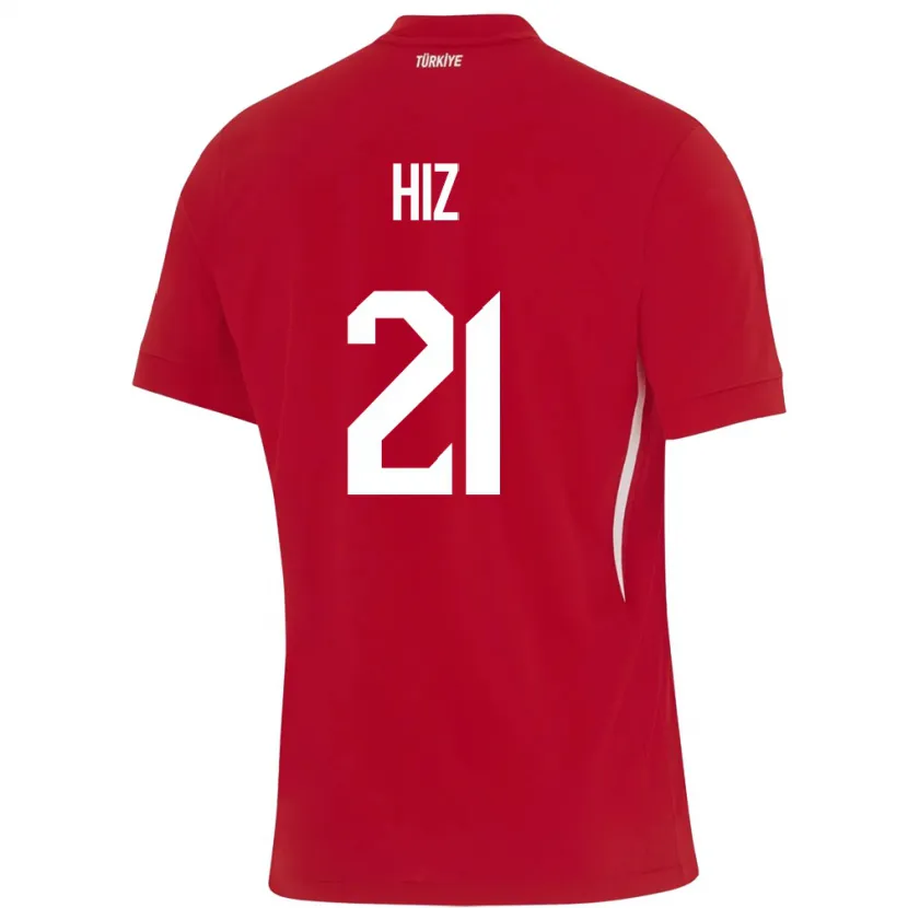 Danxen Femme Maillot Turquie Gülbin Hız #21 Rouge Tenues Extérieur 24-26 T-Shirt