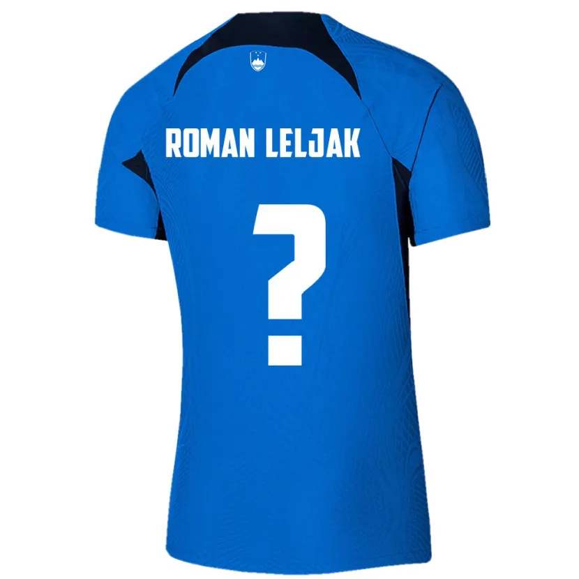 Danxen Femme Maillot Slovénie Nejc Roman Leljak #0 Bleu Tenues Extérieur 24-26 T-Shirt