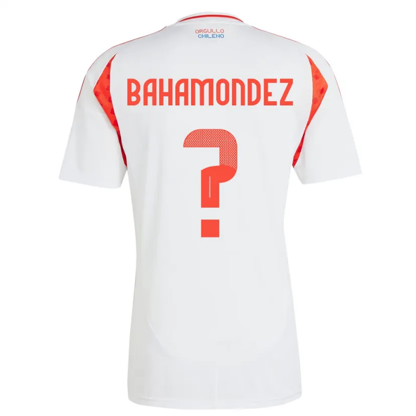 Danxen Femme Maillot Chili Taizo Bahamondez #0 Blanc Tenues Extérieur 24-26 T-Shirt