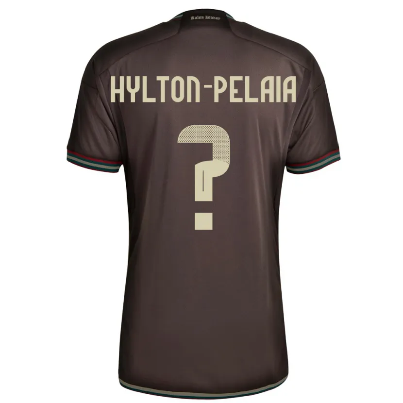 Danxen Femme Maillot Jamaïque Jayda Hylton-Pelaia #0 Brun Nuit Tenues Extérieur 24-26 T-Shirt