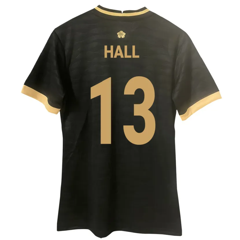Danxen Femme Maillot Panama Gianna Hall #13 Noir Tenues Extérieur 24-26 T-Shirt