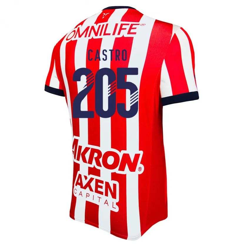 Danxen Enfant Maillot Ariel Castro #205 Rouge Blanc Bleu Tenues Domicile 2024/25 T-Shirt