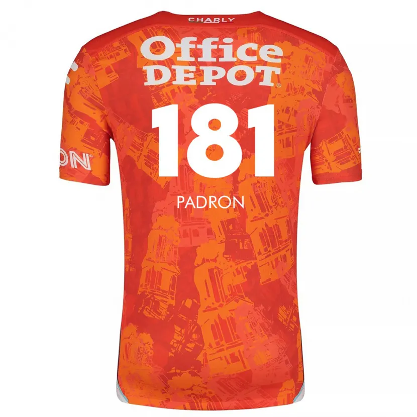 Danxen Enfant Maillot Romeo Padrón #181 Orange White Tenues Extérieur 2024/25 T-Shirt