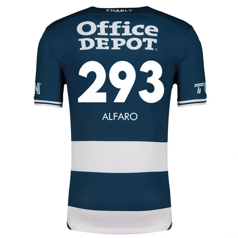 Danxen Homme Maillot Cristóbal Alfaro #293 Bleu Blanc Tenues Domicile 2024/25 T-Shirt
