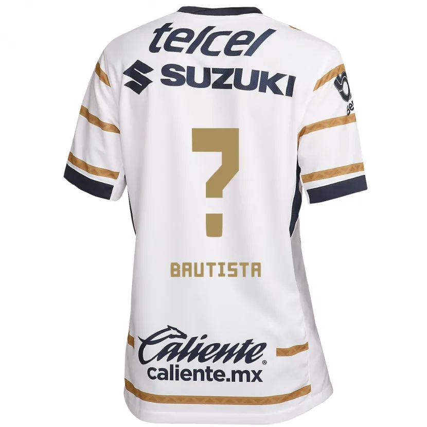Danxen Enfant Maillot Randy Bautista #0 Obsidienne Blanche Tenues Domicile 2024/25 T-Shirt