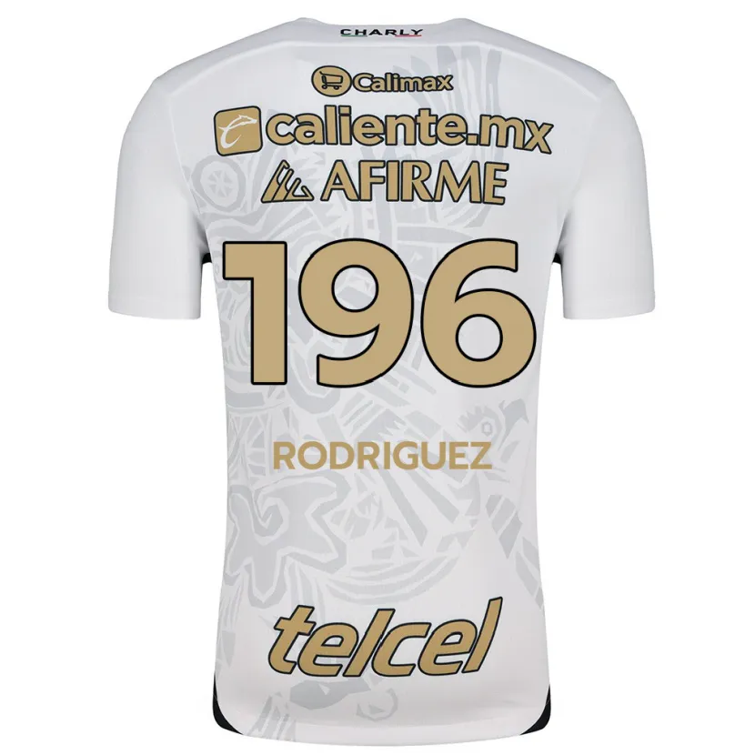 Danxen Enfant Maillot Prince Rodríguez #196 Blanc Noir Tenues Extérieur 2024/25 T-Shirt