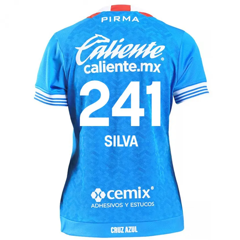 Danxen Homme Maillot Iván Silva #241 Bleu Ciel Tenues Domicile 2024/25 T-Shirt