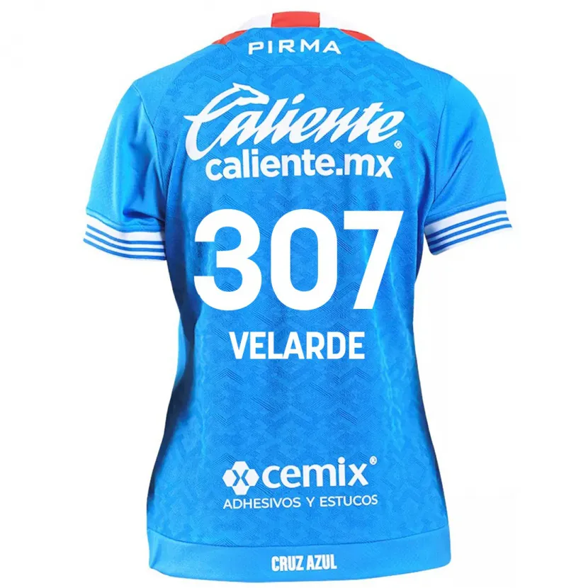 Danxen Homme Maillot Juan Velarde #307 Bleu Ciel Tenues Domicile 2024/25 T-Shirt