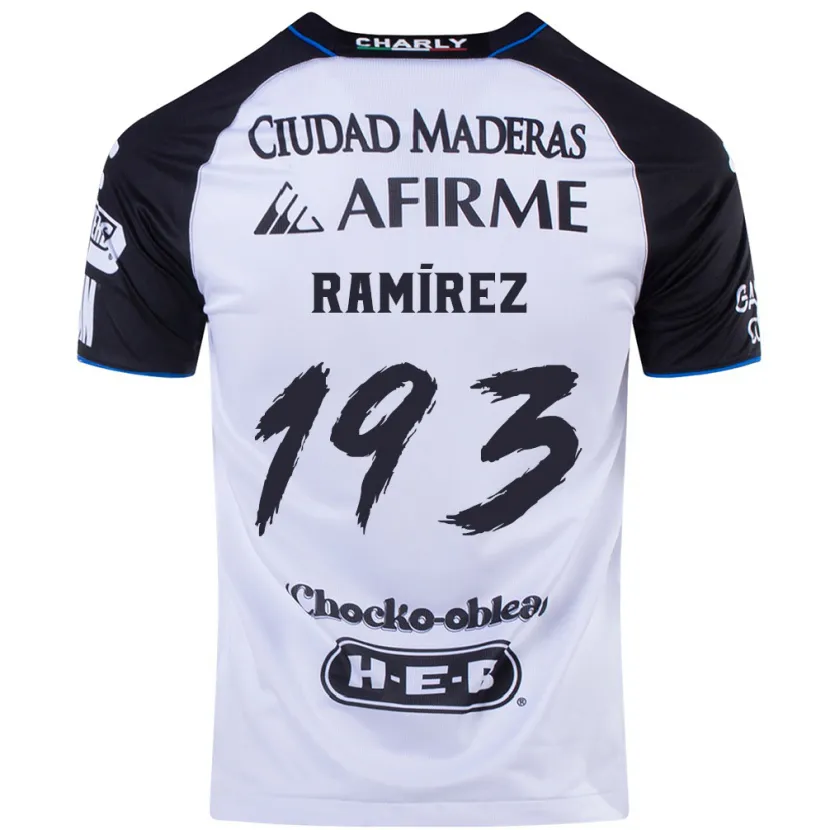 Danxen Homme Maillot Ángel Ramírez #193 Noir Bleu Tenues Domicile 2024/25 T-Shirt