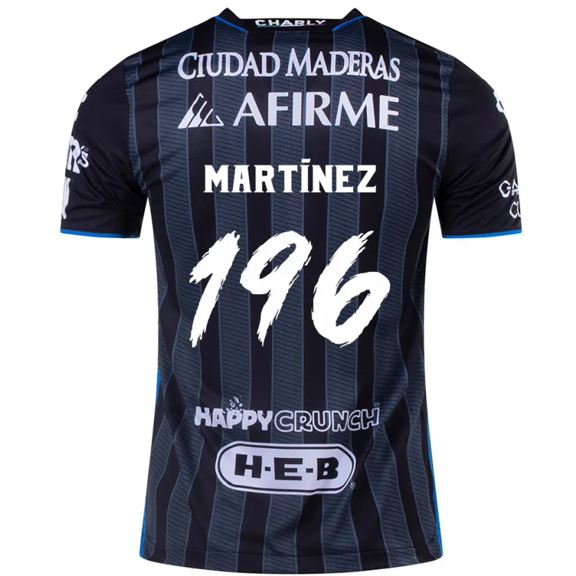 Danxen Homme Maillot Diego Martínez #196 Blanc Noir Tenues Extérieur 2024/25 T-Shirt