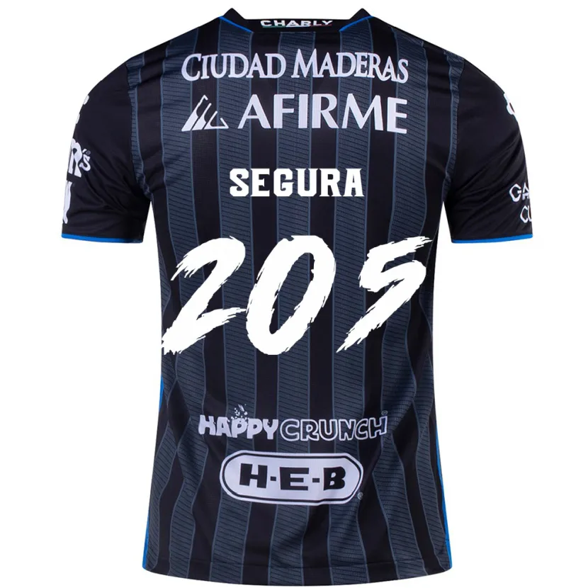 Danxen Homme Maillot Mathías Segura #205 Blanc Noir Tenues Extérieur 2024/25 T-Shirt