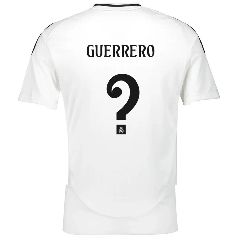 Danxen Enfant Maillot Julen Guerrero #0 Blanc Tenues Domicile 2024/25 T-Shirt