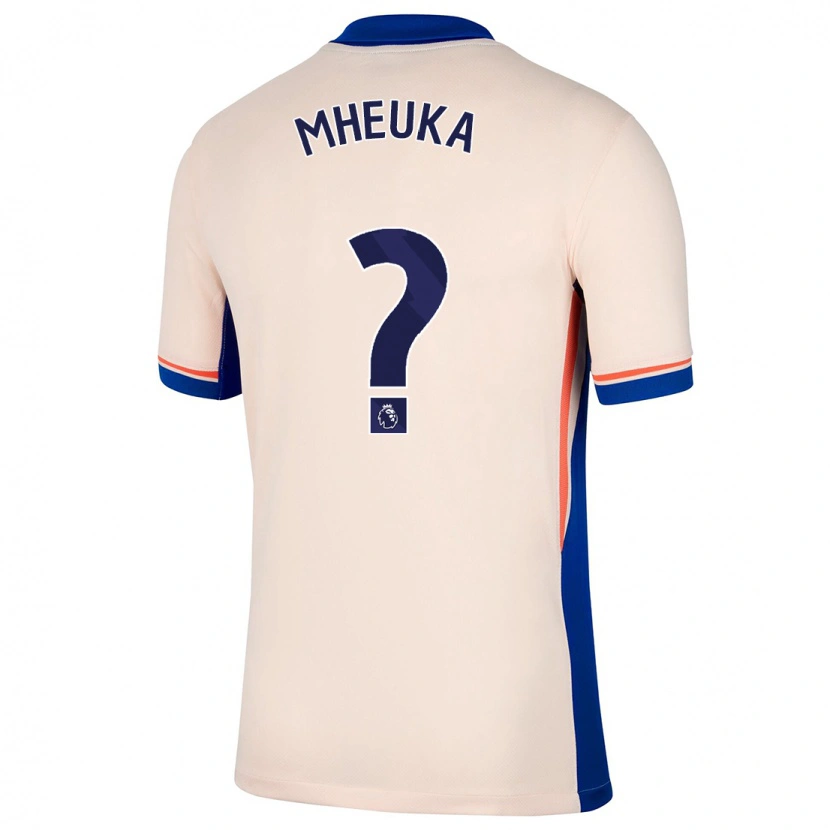 Danxen Enfant Maillot Shumaira Mheuka #0 Beige Clair Tenues Extérieur 2024/25 T-Shirt