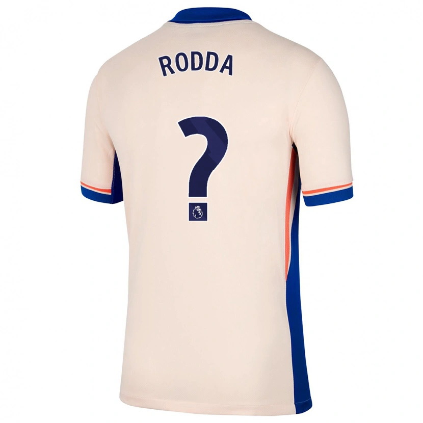 Danxen Enfant Maillot Harry Rodda #0 Beige Clair Tenues Extérieur 2024/25 T-Shirt