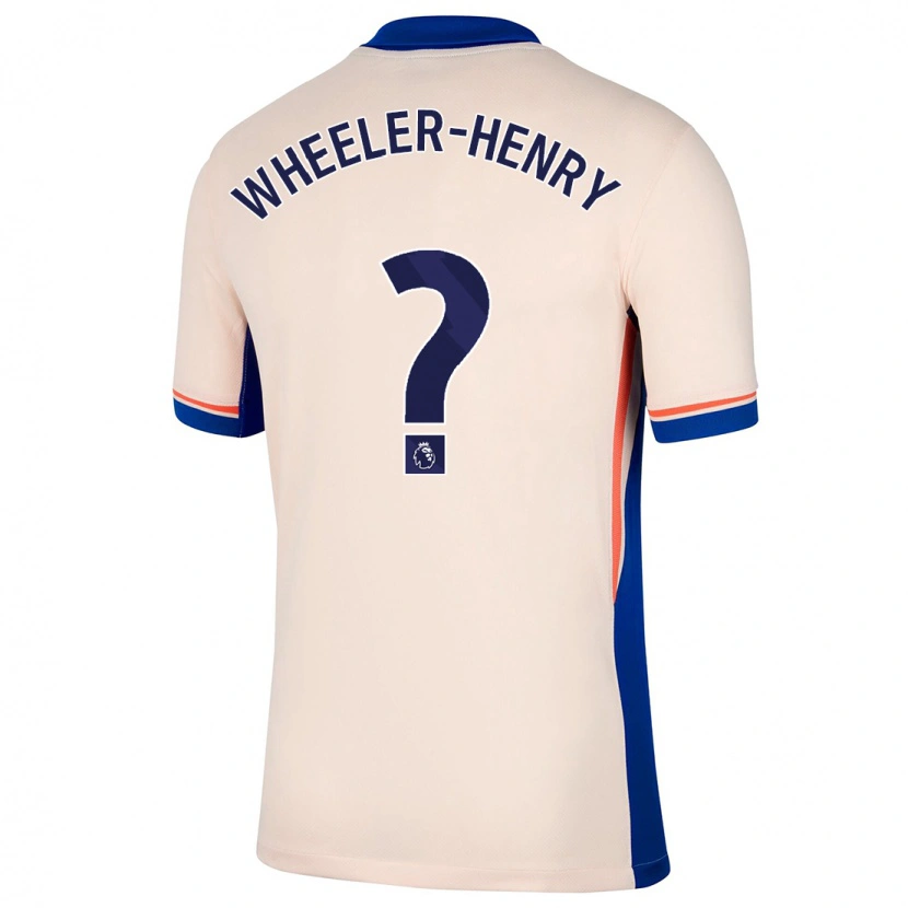 Danxen Enfant Maillot Joseph Wheeler-Henry #0 Beige Clair Tenues Extérieur 2024/25 T-Shirt