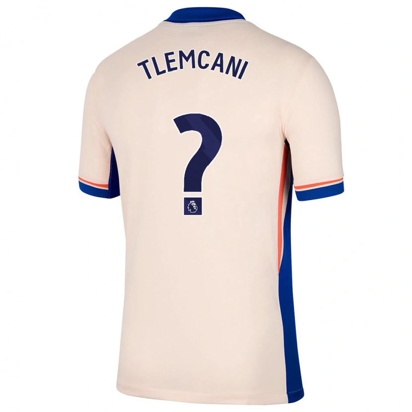 Danxen Enfant Maillot Sami Tlemcani #0 Beige Clair Tenues Extérieur 2024/25 T-Shirt