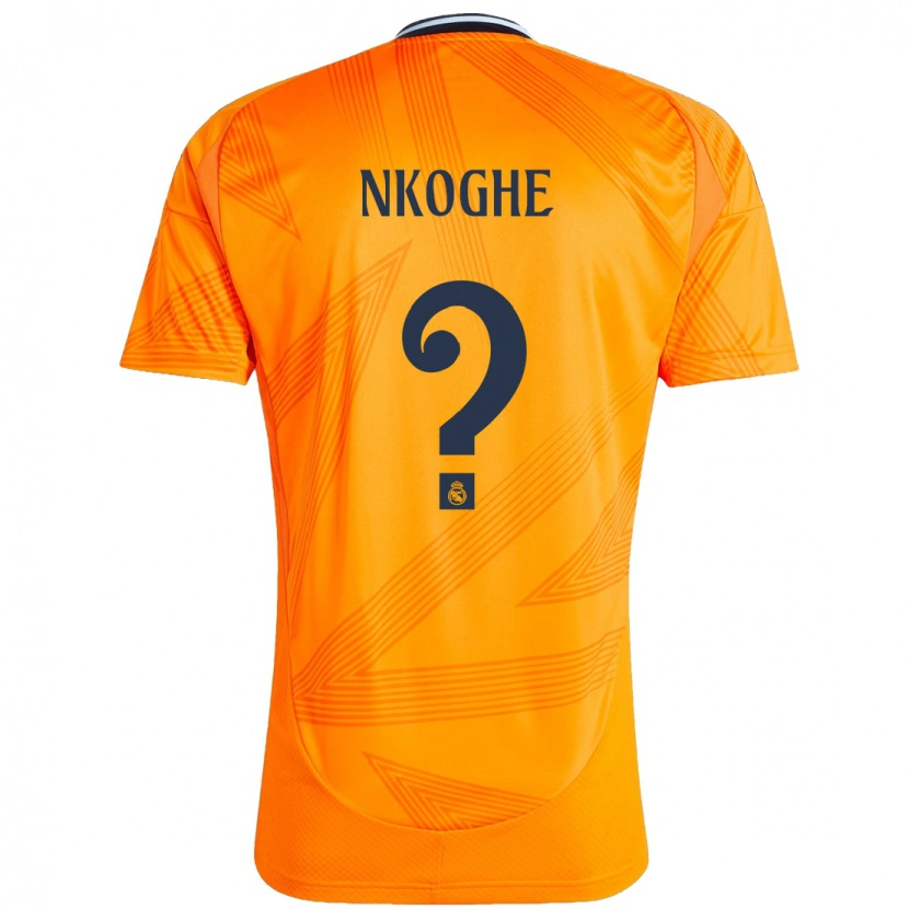 Danxen Enfant Maillot Ariel Nkoghe #0 Orange Tenues Extérieur 2024/25 T-Shirt