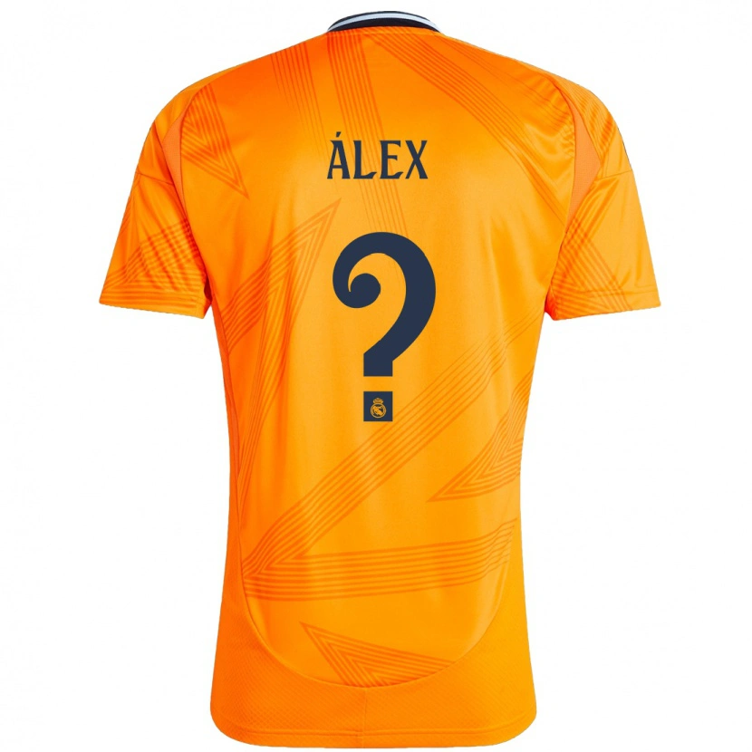 Danxen Enfant Maillot Álex Pérez #0 Orange Tenues Extérieur 2024/25 T-Shirt