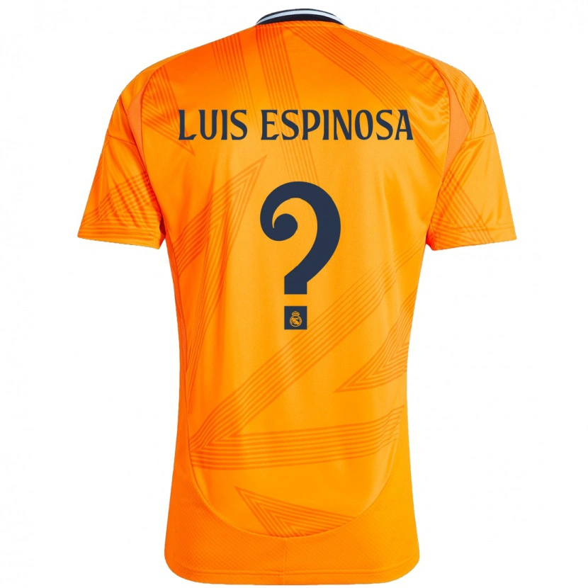 Danxen Enfant Maillot José Luis Espinosa #0 Orange Tenues Extérieur 2024/25 T-Shirt