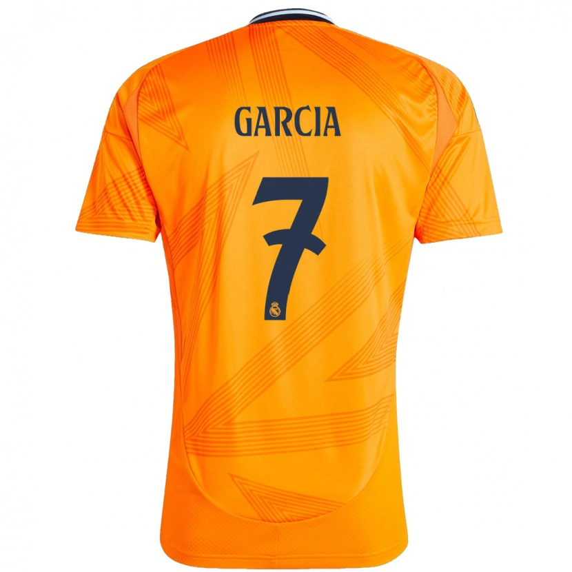 Danxen Enfant Maillot Gonzalo García #7 Orange Tenues Extérieur 2024/25 T-Shirt