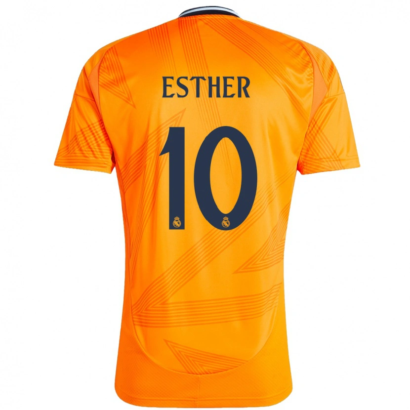 Danxen Enfant Maillot Esther Gonzalez #10 Orange Tenues Extérieur 2024/25 T-Shirt