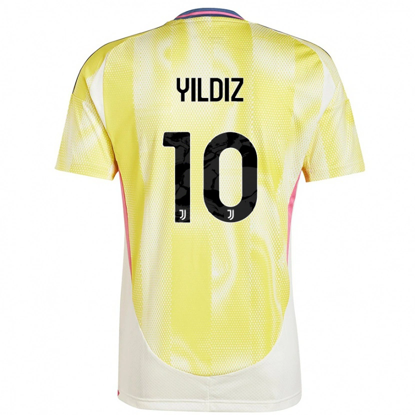 Danxen Enfant Maillot Kenan Yıldız #10 Jaune Solaire Tenues Extérieur 2024/25 T-Shirt