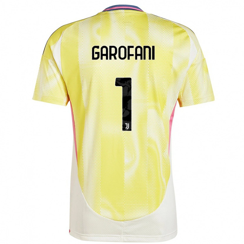 Danxen Enfant Maillot Giovanni Garofani #1 Jaune Solaire Tenues Extérieur 2024/25 T-Shirt