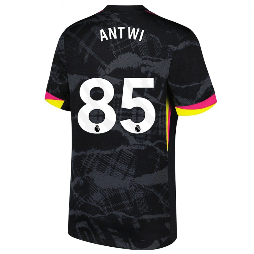 Danxen Enfant Maillot Genesis Antwi #85 Noir Rose Troisieme 2024/25 T-Shirt
