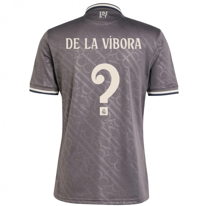 Danxen Enfant Maillot David De La Víbora #0 Anthracite Troisieme 2024/25 T-Shirt
