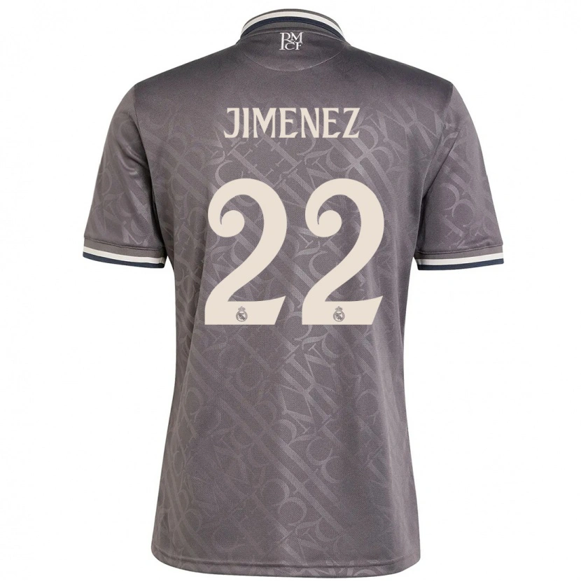 Danxen Enfant Maillot David Jiménez #22 Anthracite Troisieme 2024/25 T-Shirt