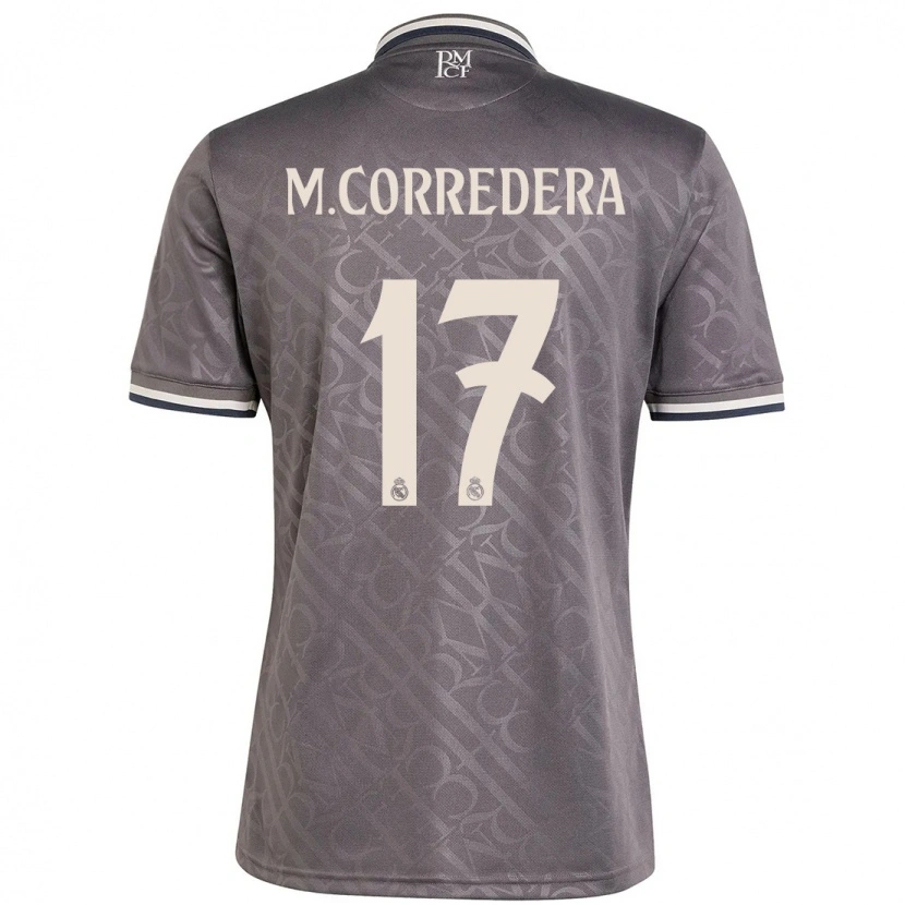 Danxen Enfant Maillot Marta Corredera #17 Anthracite Troisieme 2024/25 T-Shirt