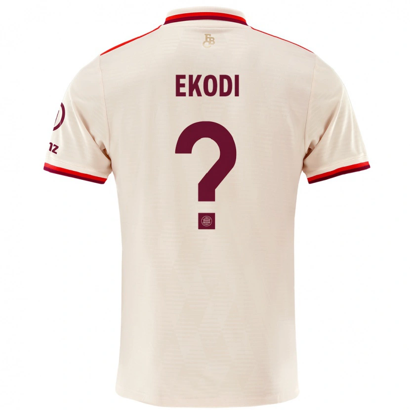 Danxen Enfant Maillot Michel Ekodi #0 Lin Troisieme 2024/25 T-Shirt