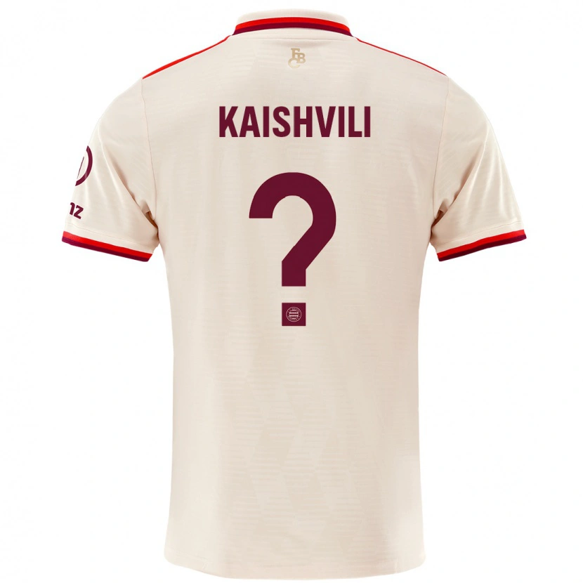Danxen Enfant Maillot Jamal Kaishvili #0 Lin Troisieme 2024/25 T-Shirt