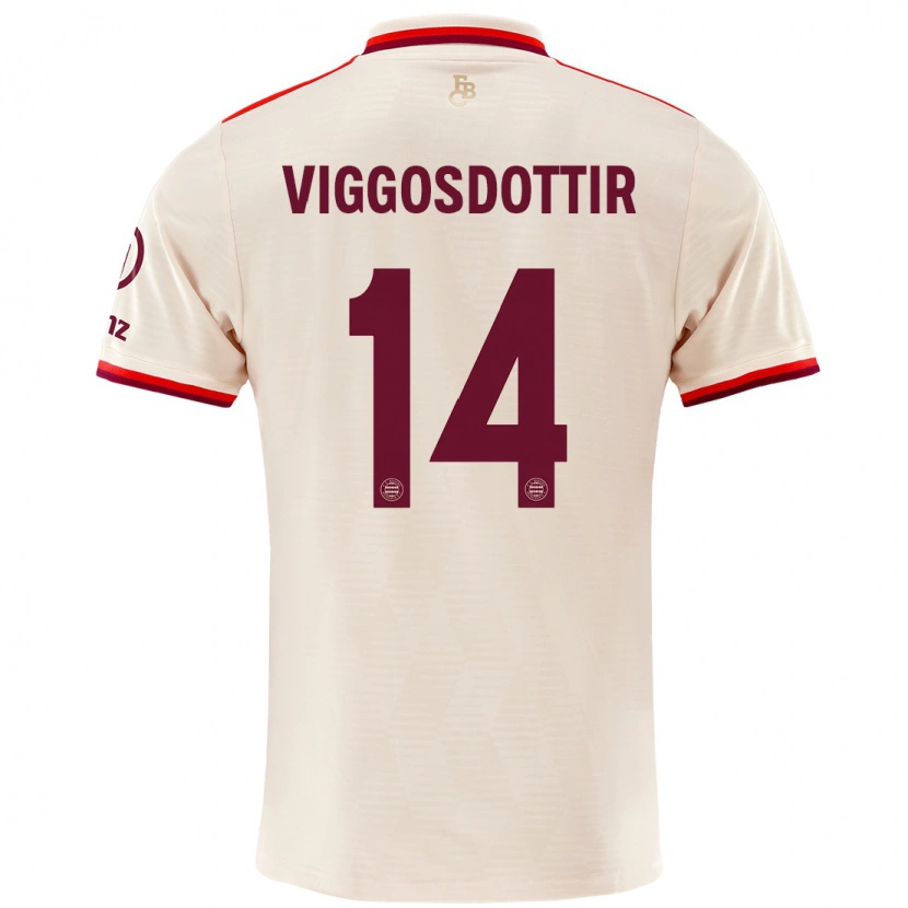 Danxen Enfant Maillot Glodis Perla Viggosdottir #14 Lin Troisieme 2024/25 T-Shirt