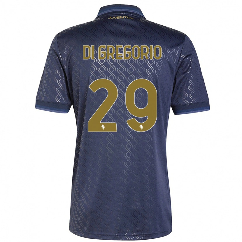 Danxen Enfant Maillot Michele Di Gregorio #29 Bleu Marine Troisieme 2024/25 T-Shirt