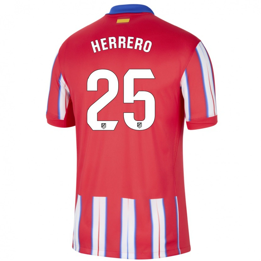 Danxen Homme Maillot Alex Herrero #25 Rouge Blanc Bleu Tenues Domicile 2024/25 T-Shirt