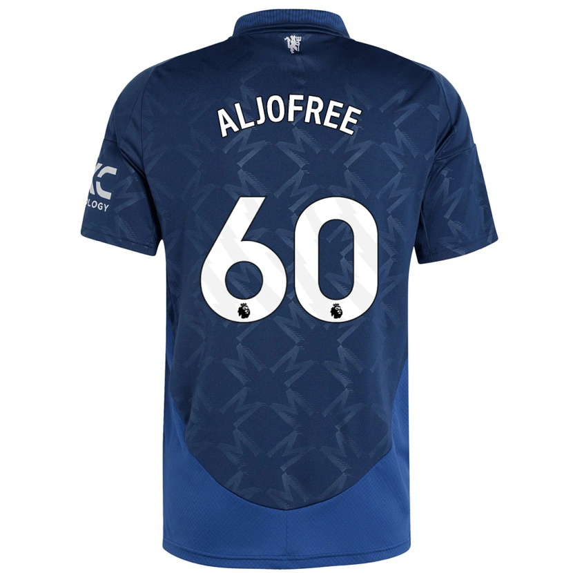 Danxen Homme Maillot Sonny Aljofree #60 Indigo Tenues Extérieur 2024/25 T-Shirt