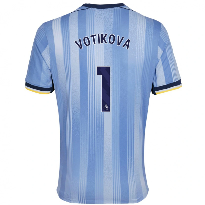 Danxen Homme Maillot Barbora Votíková #1 Bleu Clair Tenues Extérieur 2024/25 T-Shirt