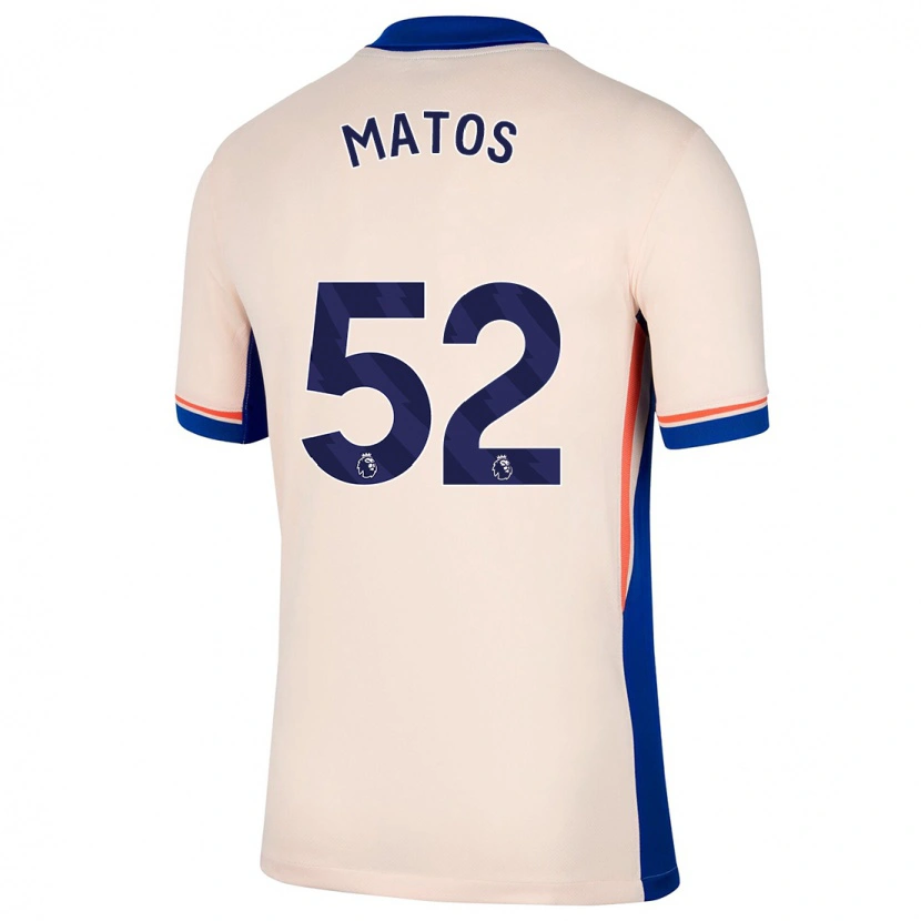 Danxen Homme Maillot Alex Matos #52 Beige Clair Tenues Extérieur 2024/25 T-Shirt