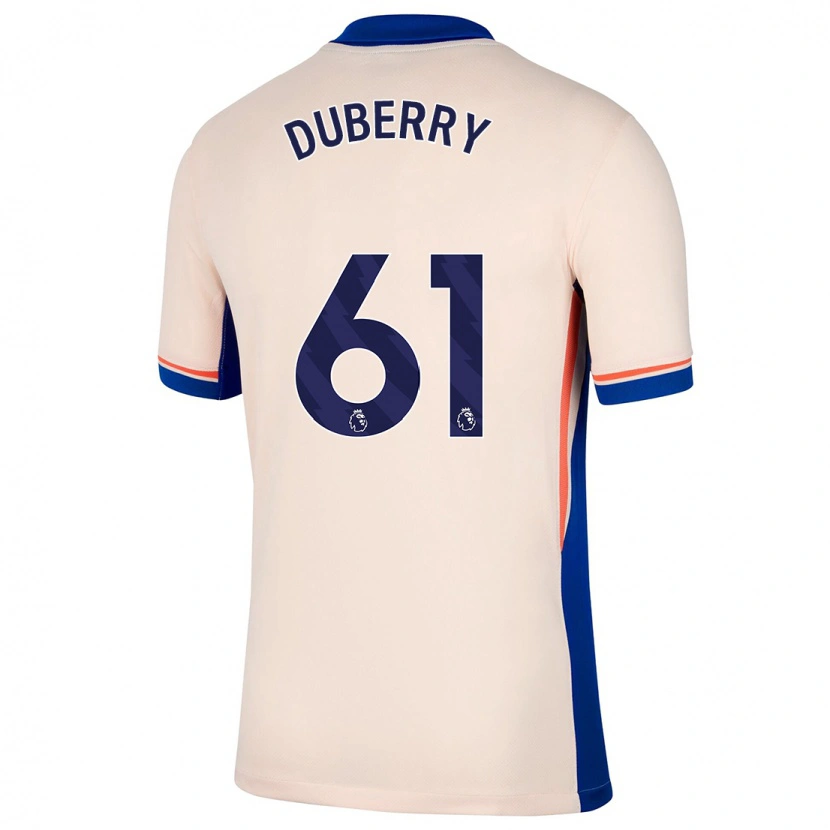 Danxen Homme Maillot Zain Silcott-Duberry #61 Beige Clair Tenues Extérieur 2024/25 T-Shirt