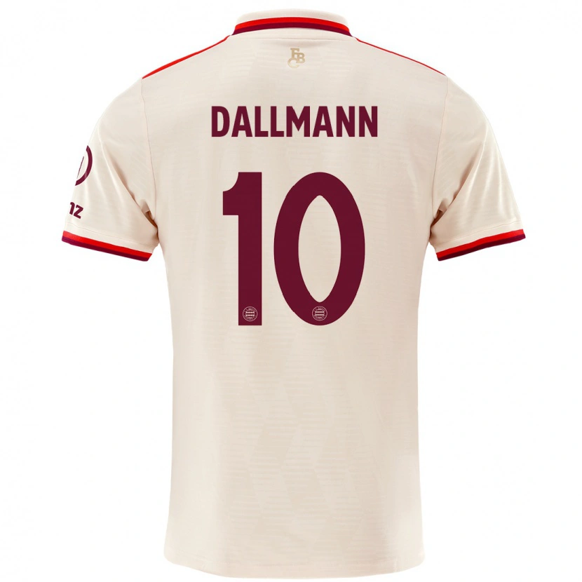 Danxen Homme Maillot Linda Dallmann #10 Lin Troisieme 2024/25 T-Shirt