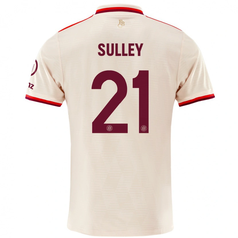 Danxen Homme Maillot Williams Baffour Sulley #21 Lin Troisieme 2024/25 T-Shirt