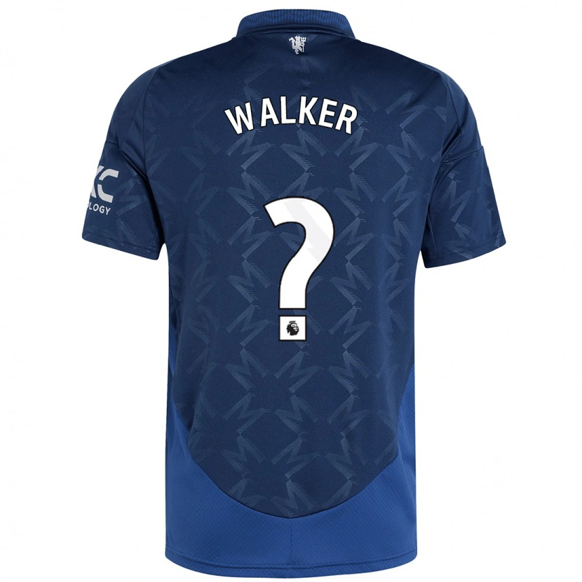Danxen Femme Maillot Alfie Walker #0 Indigo Tenues Extérieur 2024/25 T-Shirt